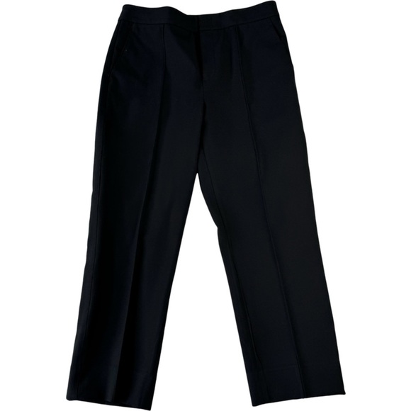 Vince woman’s front middle stich classic ankle pants black color size 10 - Picture 1 of 14